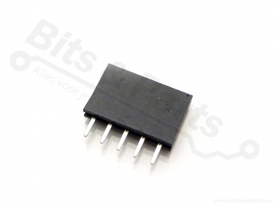 Header pin socket female 1x5 pins